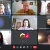 Зустріч гарантів освітніх програм «Суспільні комунікації» та «Регіональні студії» другого (магістерського) рівня В.М. Яблонського та О.Г. Цвєткова й заступника завідувача кафедри міжнародних відносин Г.М. Мельник зі здобувачами 1-го року навчання