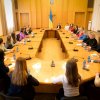 Студентка 3 курсу спеціальності «Міжнародне право» Аріна Арбуз в рамках проходження стажування в МЗС України відвідала зустріч з жінками-дипломатками